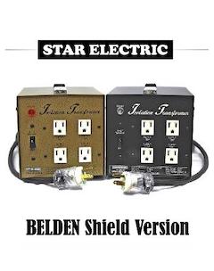 アイソレーション電源トランス 600W・100V仕様(ベルデンシールド電源仕様) アイソレーション電源トランス600W・100V仕様(ベルデンシールド