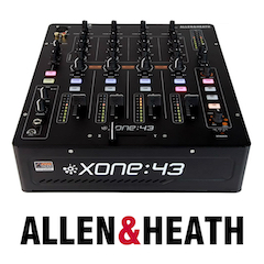 ALLEN＆HEATH アレン＆ヒース ミキサーXONE:43 アレン&ヒース ミキサー プロケーブル