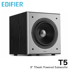 サブウーファー　Edifier T5（70Wアンプ内蔵型）