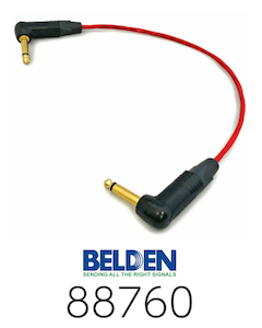 BELDEN ベルデン 88760 エフェクター用パッチケーブル ギターケーブル