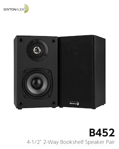 小型スピーカーDayton Audio B452 最強のスピーカー プロケーブル