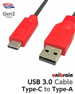 unibrain ユニブレイン<br />USB Type-C to Type-3.0A