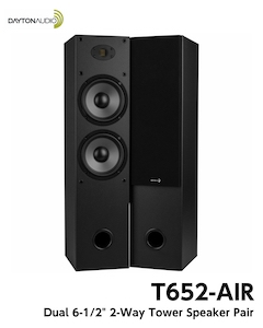 タワー型スピーカーDayton Audio T652-AIRペア(2個セット)