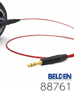 Belden 88761（赤）ヘッドフォン用ケーブル