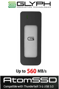 モバイルSSDGLYPH Atom SSD 500GB