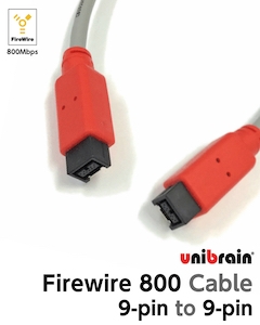 unibrain（ユニブレイン）firewire 800 ケーブル40cm USBケーブル