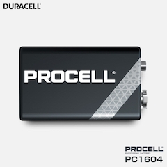 超高性能アルカリ9V乾電池　DURACELL PC1604 
