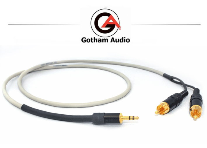 Gotham（ゴッサム） GAC-2111(EMT-2111復刻) オーディオケーブル RCAペア (3.0m,  PROFIプラグ（ノイトリックの最高級）)
