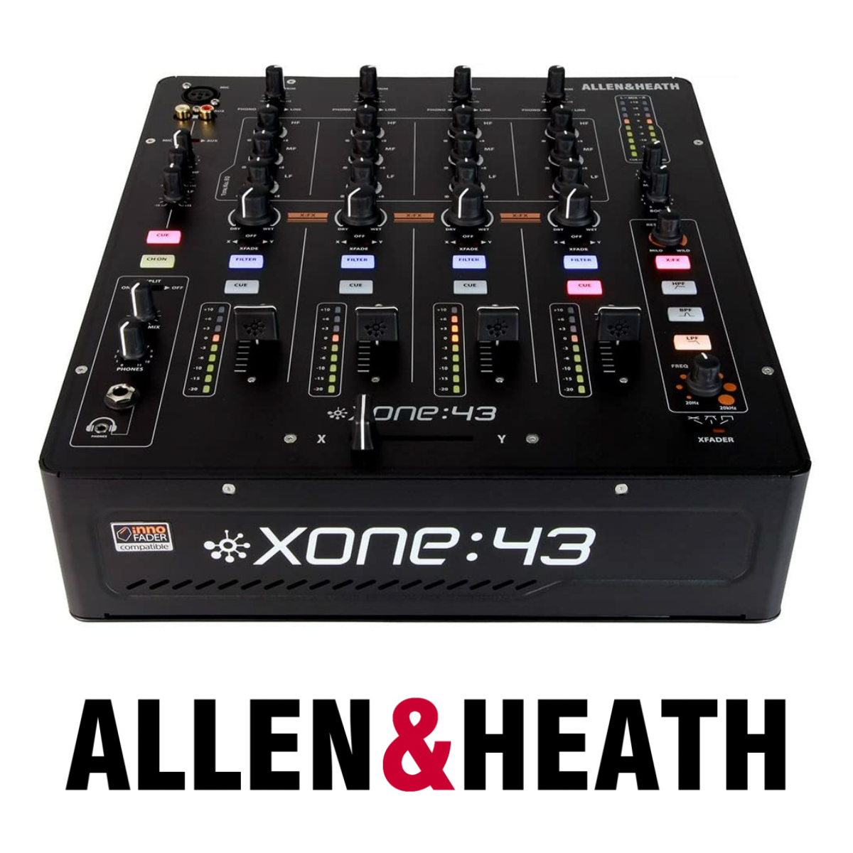 ALLEN&HEATH　XONE:43 プロケーブル　プリアンプ　ミキサー