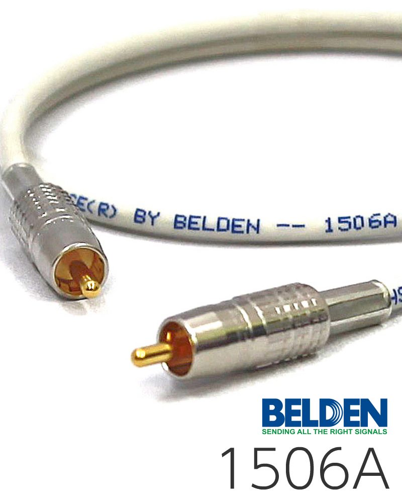 世界標準・最強デジタルケーブル Belden(ベルデン)   1506A 75cm [RCA   RCA] (CDJ-3000 CDJ-2000NXS2相性最高峰)新生活応援