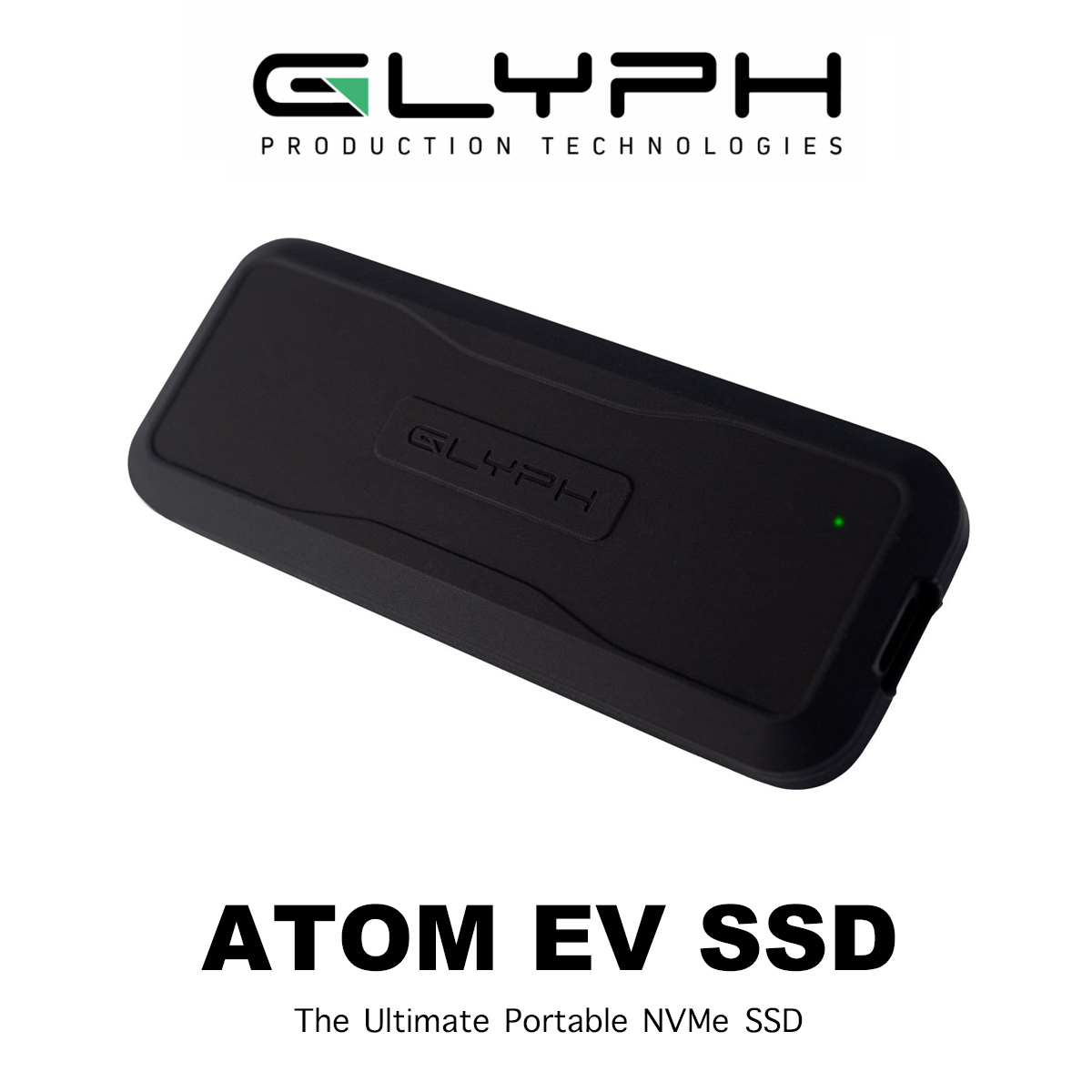 超高性能・外付けモバイルSSD GLYPH Atom EV SSD