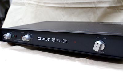 AMCRON（CROWN） D-45 パワーアンプ-