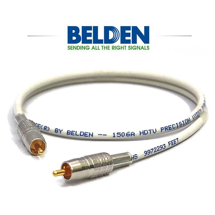 New 3' Belden 1506A High Quality/ Studio Grade Analog RCA Stereo Cables 