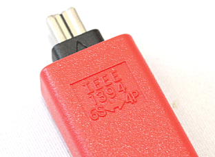 米国unibrain社製/高性能firewire400(6ピン)からi link端子(4 米国unibrain社製/高性能firewire400(6ピン)からi link端子(4