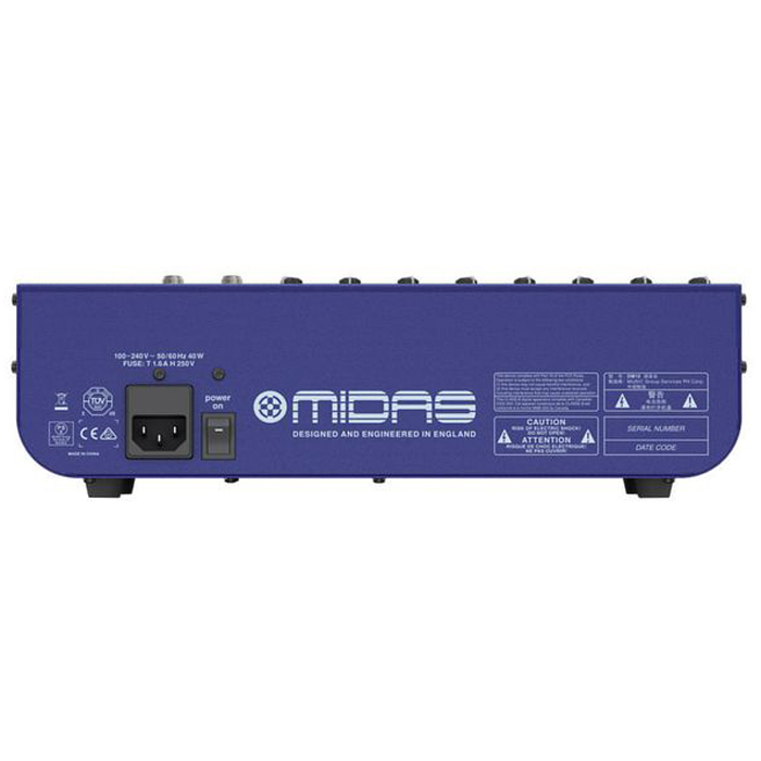 超特価即納MIDAS DM12 マイダス　アナログミキサー　12チャンネル mono8 stereo2 ミキサー